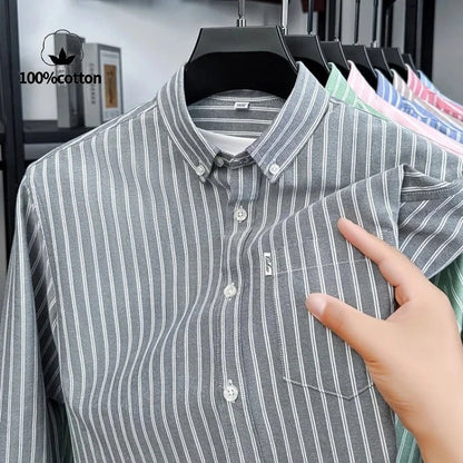 Camisa Clásica a Rayas Santorini