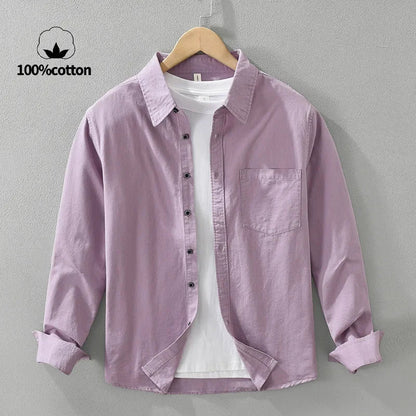 Camisa Casual de Algodón Santorini