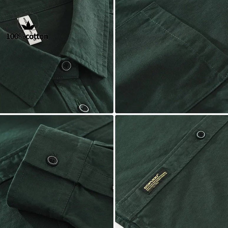 Camisa Casual de Algodón Santorini