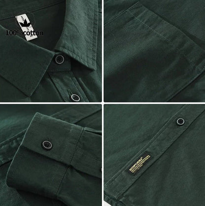 Camisa Casual de Algodón Santorini