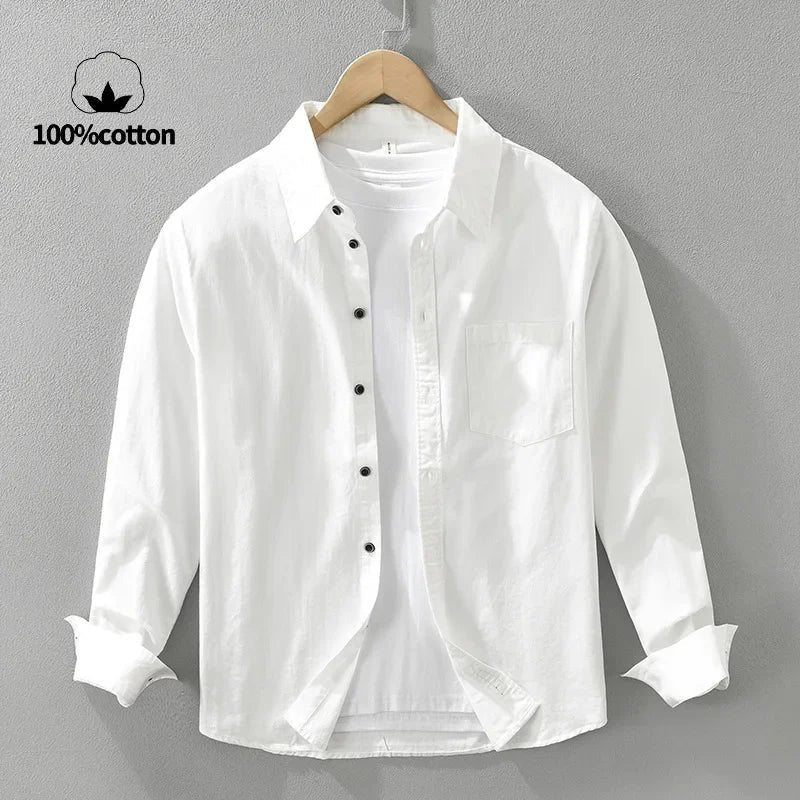 Camisa Casual de Algodón Santorini