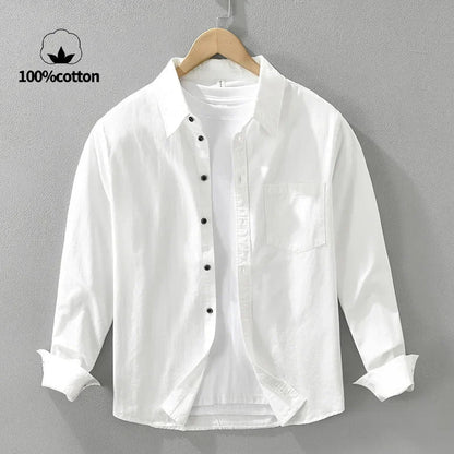 Camisa Casual de Algodón Santorini