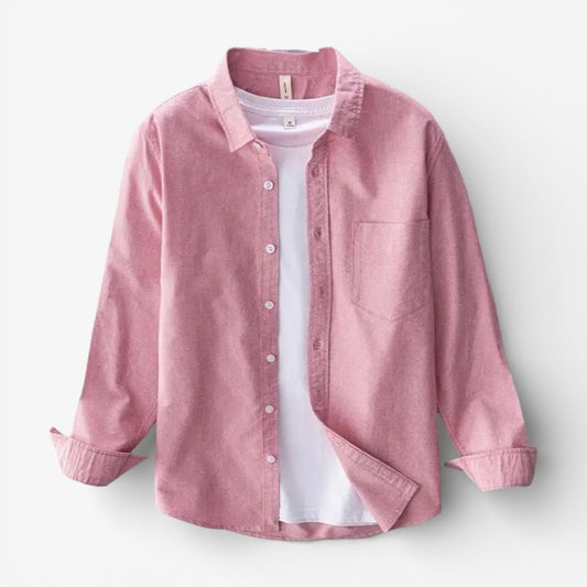 Camisa Casual Smart de Algodón Santorini