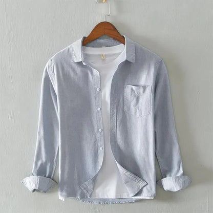 Camisa Casual Smart de Algodón Santorini