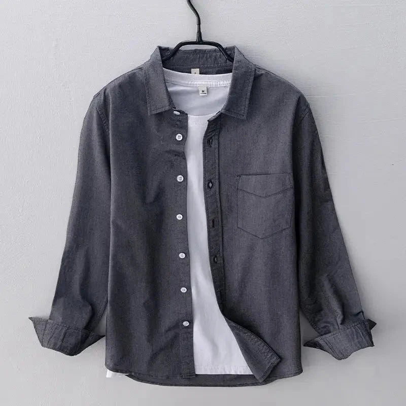 Camisa Casual Smart de Algodón Santorini