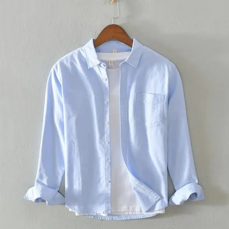 Camisa Casual Smart de Algodón Santorini