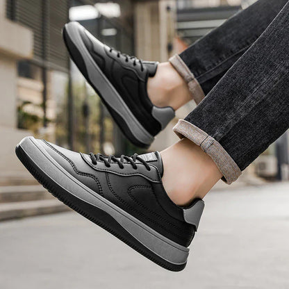 | BASKETS EN CUIR VÉRITABLE