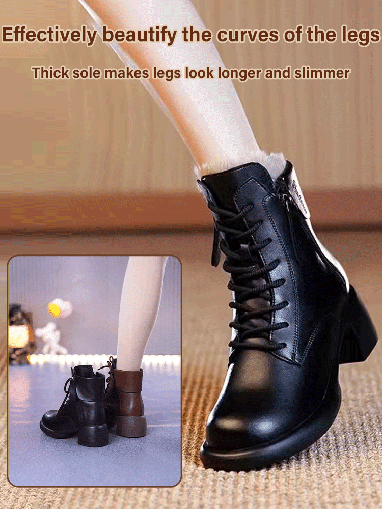 Botines Mujer Estilo Vintage - Elegantes, Cómodos y de Piel Suave