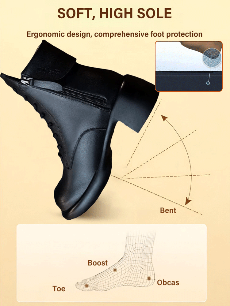 Botines Mujer Estilo Vintage - Elegantes, Cómodos y de Piel Suave