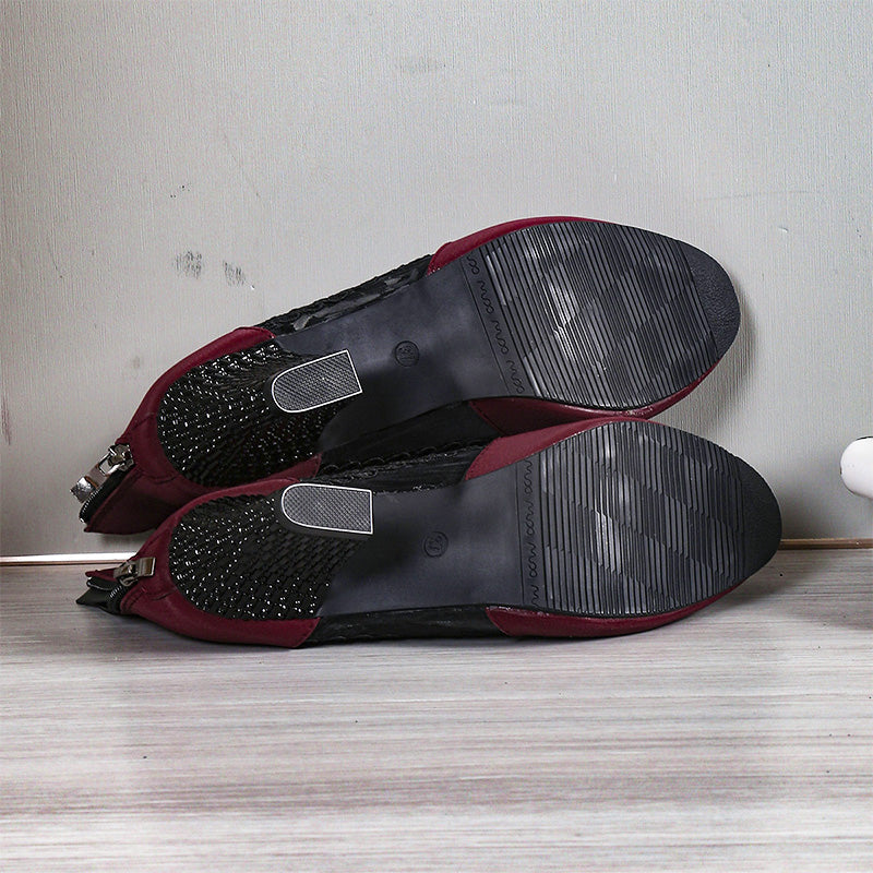 Zapatos de Verano Elegantes con Encaje para Mujer