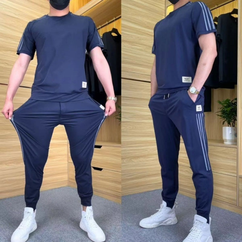 | COMPLET HOMME EN MATÉRIAU DE LUXE AVEC ÉLASTIQUE