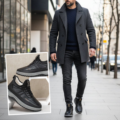 Zapatos de Hombre Cálidos, Impermeables y Antideslizantes