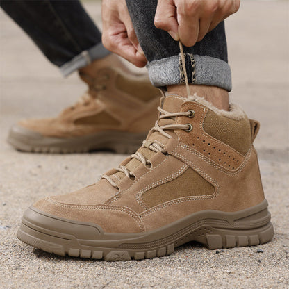 Botas de Seguridad de Invierno para Hombre - Puntera de Acero y Antideslizantes