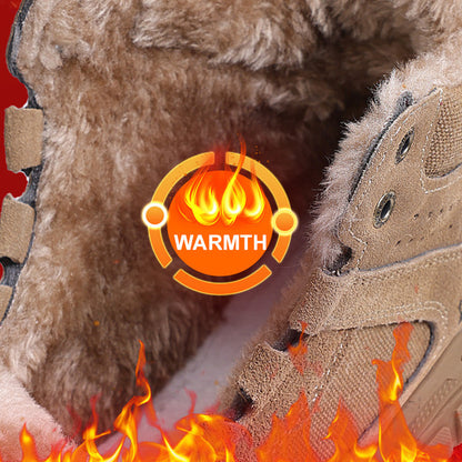 Botas de Seguridad de Invierno para Hombre - Puntera de Acero y Antideslizantes