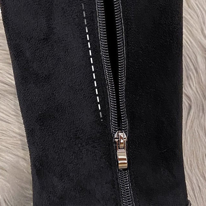 Botas Media Pierna para Mujer - Cálidas, Antideslizantes y Resistentes