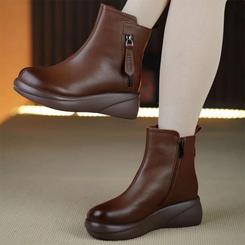 Botas de Invierno Elegantes para Mujer - Color Liso