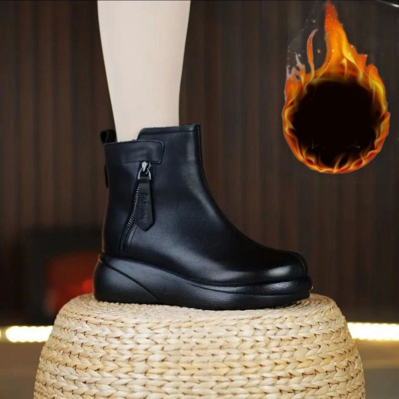 Botas de Invierno Elegantes para Mujer - Color Liso