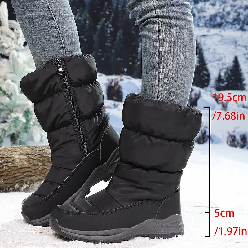 Botas de Nieve Mujer Ultra Cálidas con Forro de Pelo Sintético