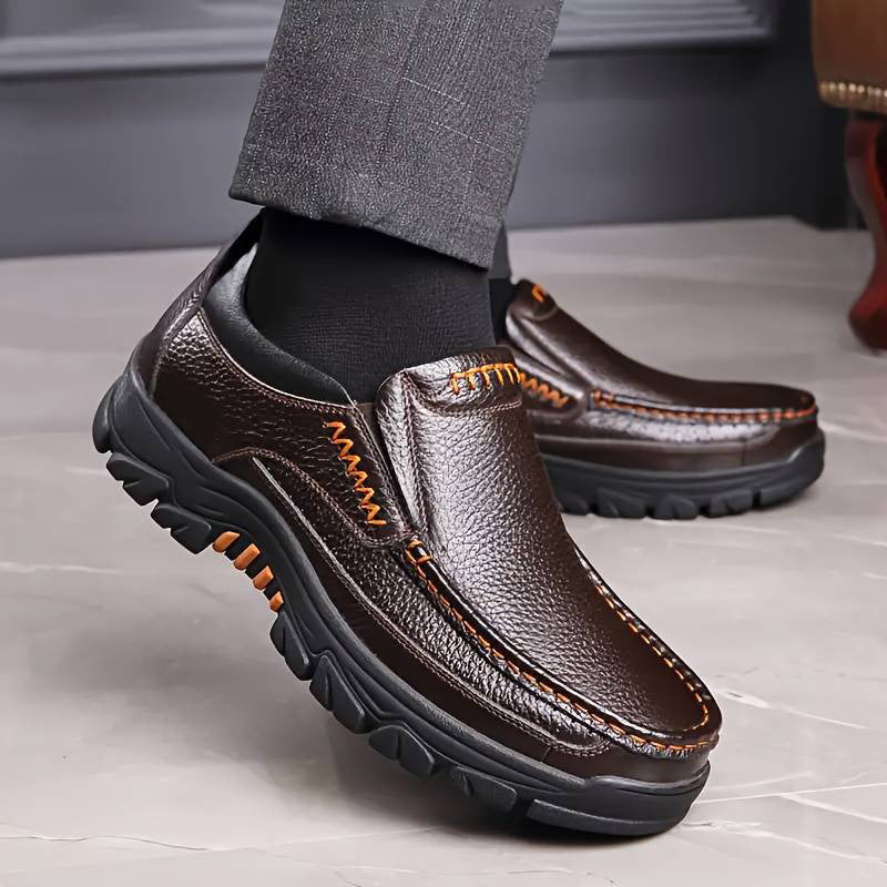 Zapatos de Ciudad Retro para Hombre - Ligeros, Antideslizantes y Transpirables