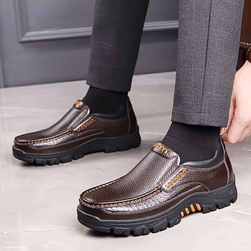Zapatos de Ciudad Retro para Hombre - Ligeros, Antideslizantes y Transpirables