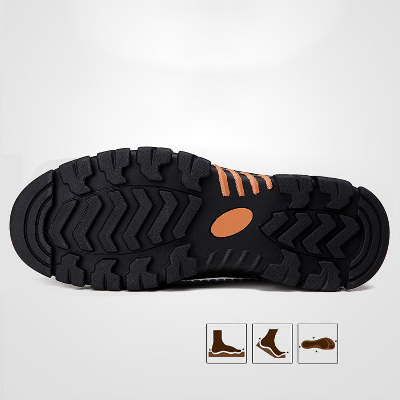Zapatos de Ciudad Retro para Hombre - Ligeros, Antideslizantes y Transpirables