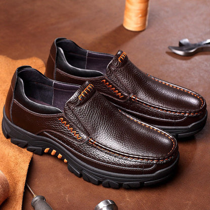 Zapatos de Ciudad Retro para Hombre - Ligeros, Antideslizantes y Transpirables