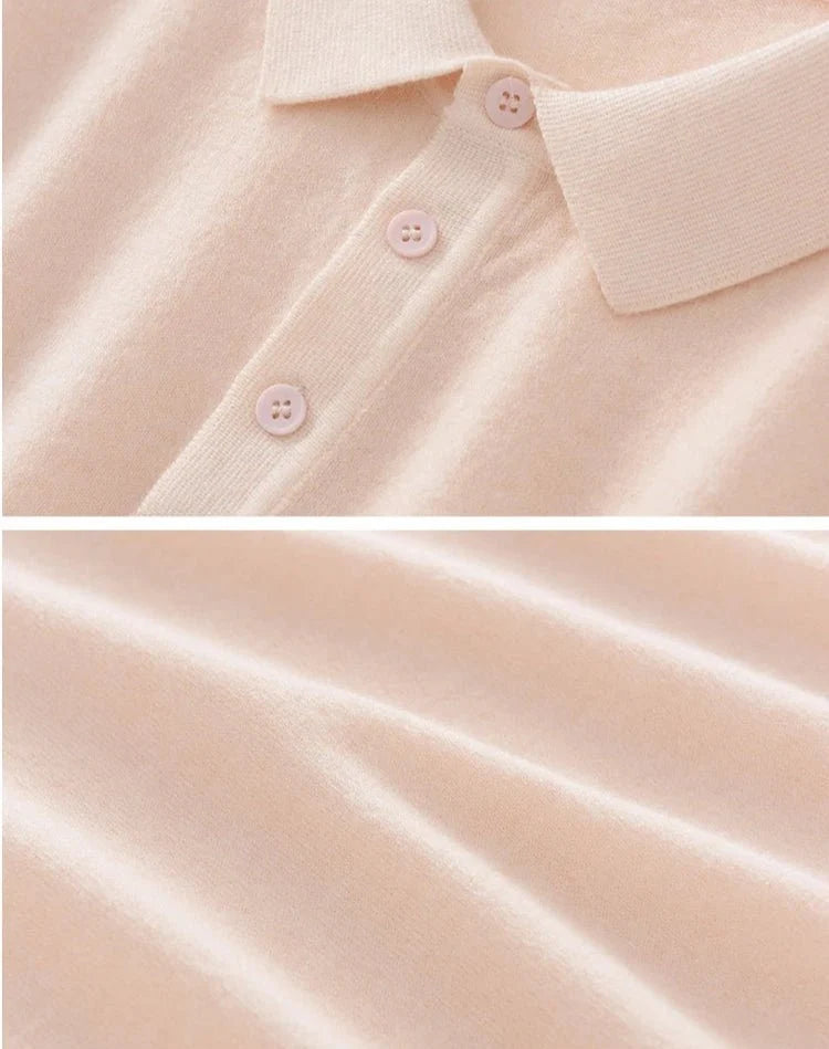 Polo de Lana Merino de Verano