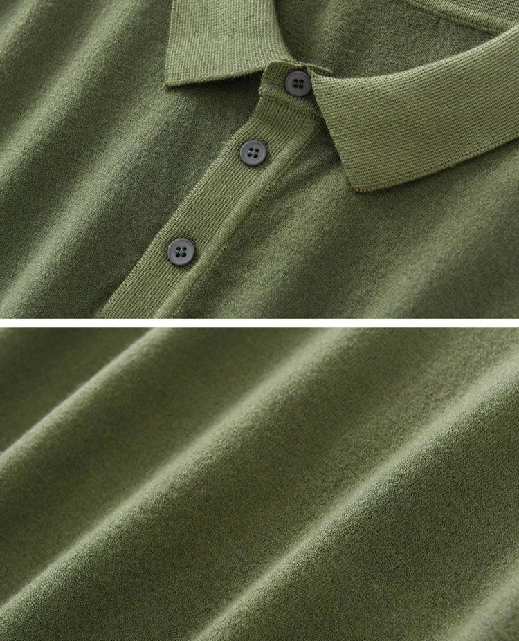 Polo de Lana Merino de Verano