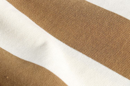 Camiseta de Algodón y Lino a Rayas para Hombre