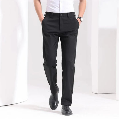 Pantalones Smart Casual Corte Zanahoria