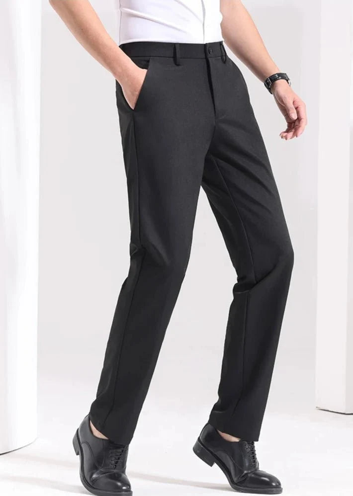 Pantalones Smart Casual Corte Zanahoria