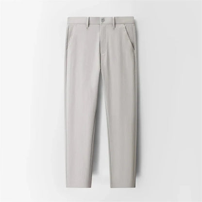 Pantalones Smart Casual Corte Zanahoria