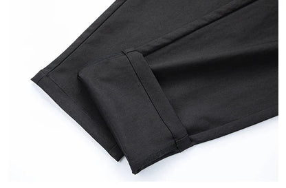 Pantalones Smart Casual Corte Zanahoria