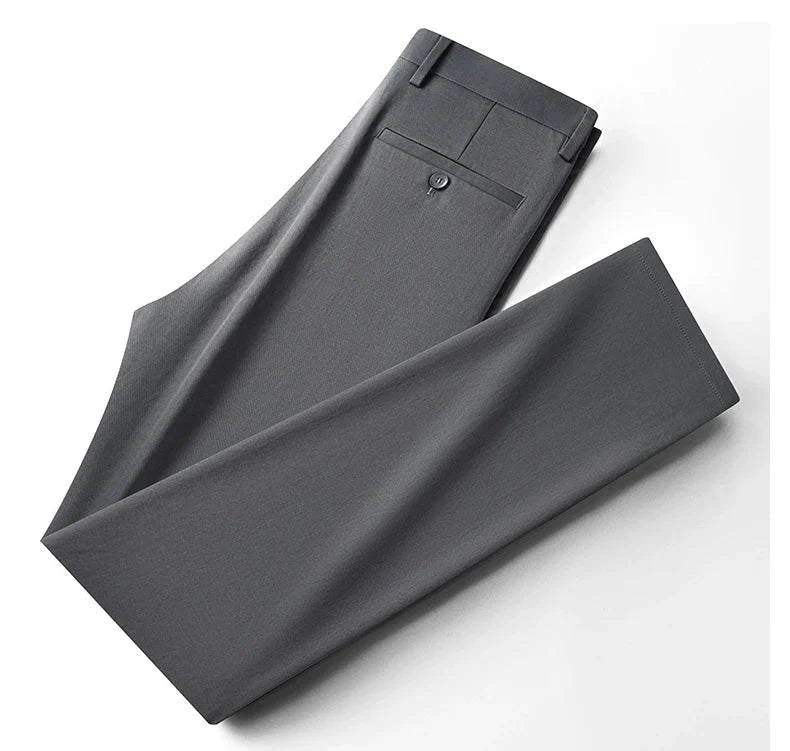 Pantalones Smart Casual Corte Zanahoria