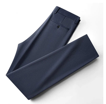 Pantalones Smart Casual Corte Zanahoria