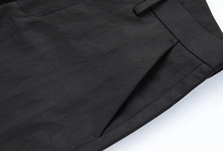 Pantalones Smart Casual Corte Zanahoria