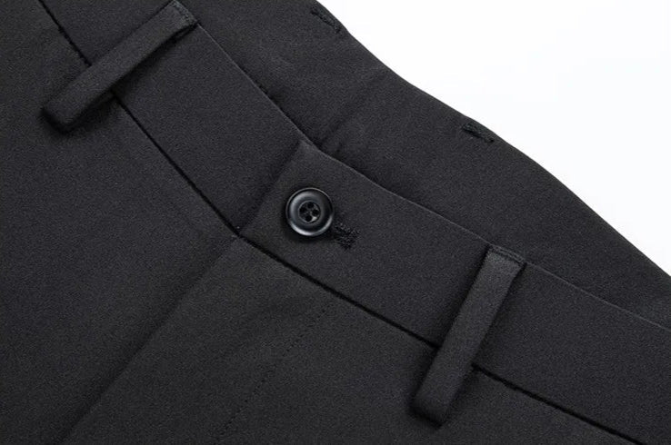 Pantalones Smart Casual Corte Zanahoria