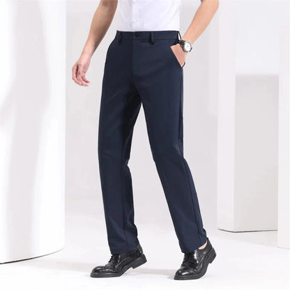 Pantalones Smart Casual Corte Zanahoria
