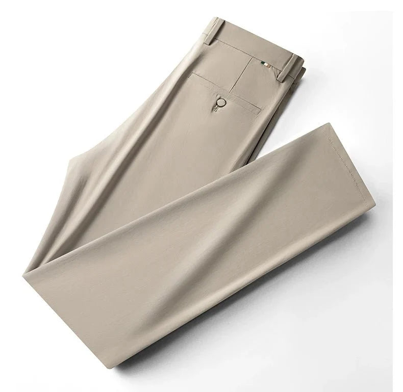 Pantalones Smart Casual Corte Zanahoria