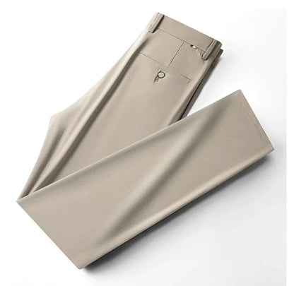 Pantalones Smart Casual Corte Zanahoria