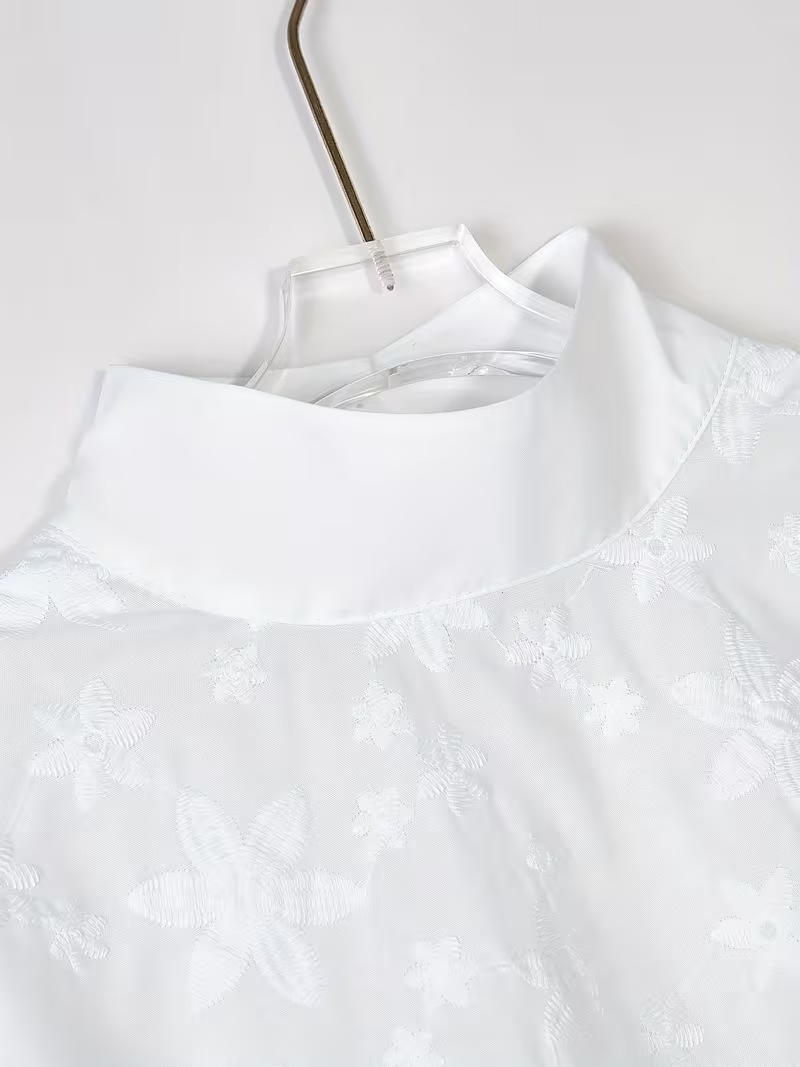 | Blose Élégante a Motifs Floraux