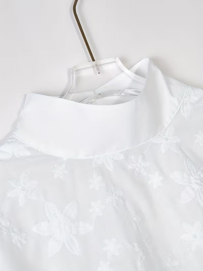 | Blose Élégante a Motifs Floraux