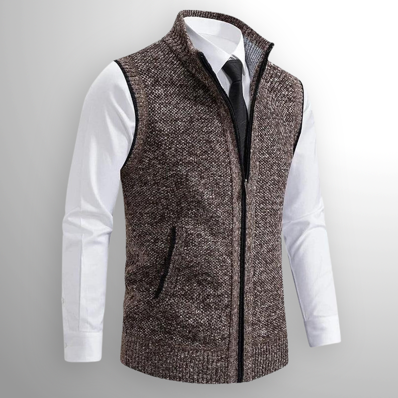 Harlain | Chaleco con Cremallera que Combina Elegancia y Comodidad