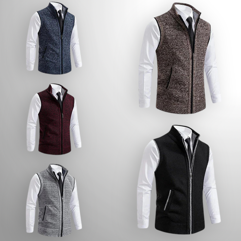 Harlain | Chaleco con Cremallera que Combina Elegancia y Comodidad