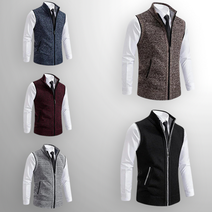 Harlain | Chaleco con Cremallera que Combina Elegancia y Comodidad