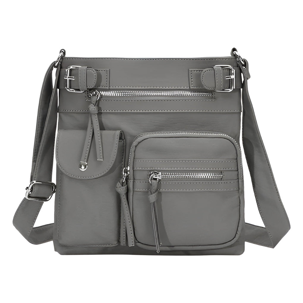 Isotta – Bolso de Bandolera Funcional con Prácticos Bolsillos Múltiples