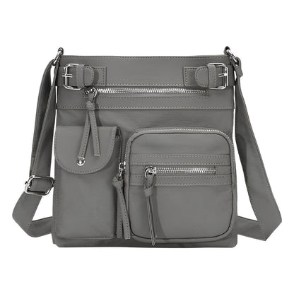 Isotta – Bolso de Bandolera Funcional con Prácticos Bolsillos Múltiples