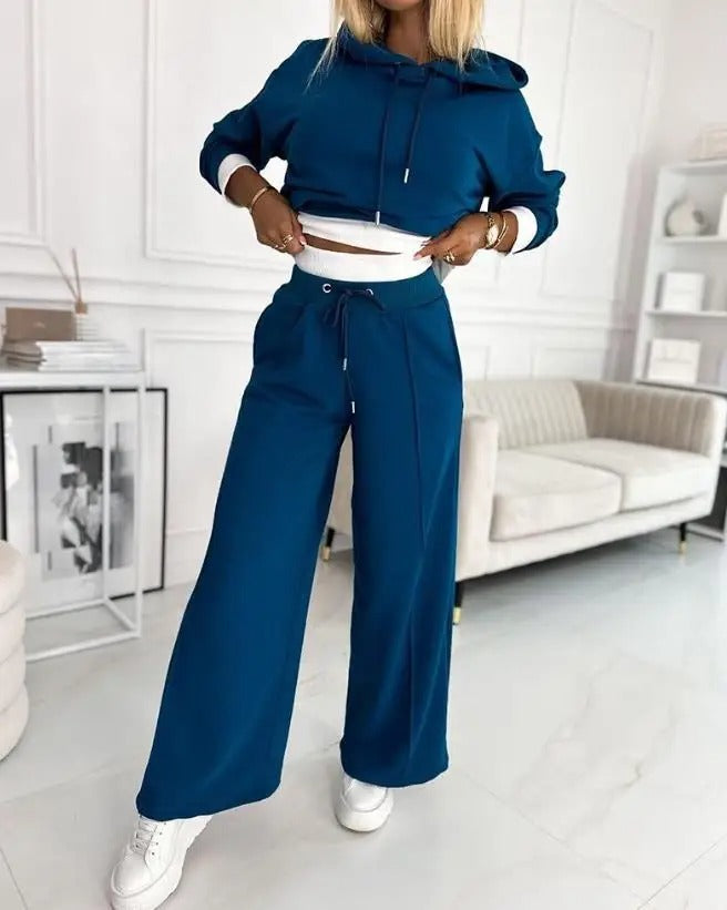 Cora – Conjunto Mujer Dos Piezas Jersey y Pantalón
