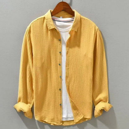 | CHEMISE ÉLÉGANTE EN COTON DOUX COMME DE LA SOIE