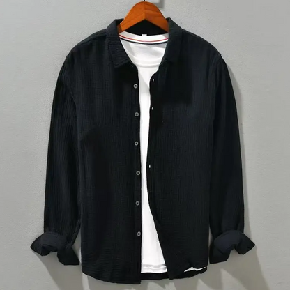 | CHEMISE ÉLÉGANTE EN COTON DOUX COMME DE LA SOIE